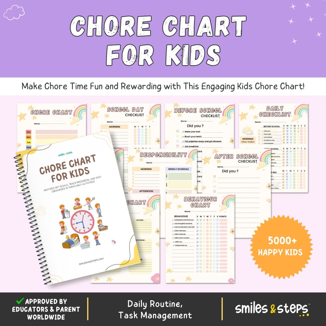Chore Chart for Kids: Organize, Motivate & Track