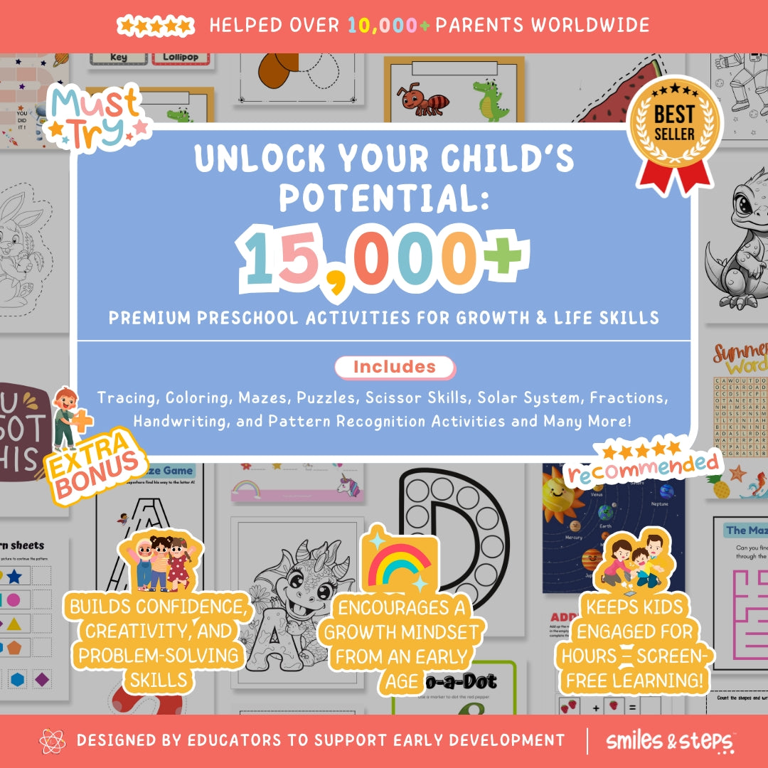 Unlock Your Child’s Potential with 15,000+ Fun Learning Activities!