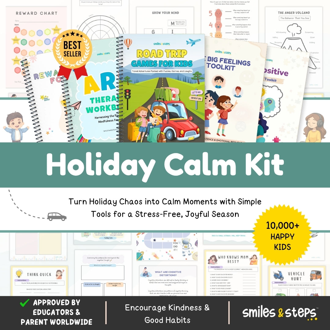 Holiday Calm Kit β Big Feelings, Travel Games & Reward Charts