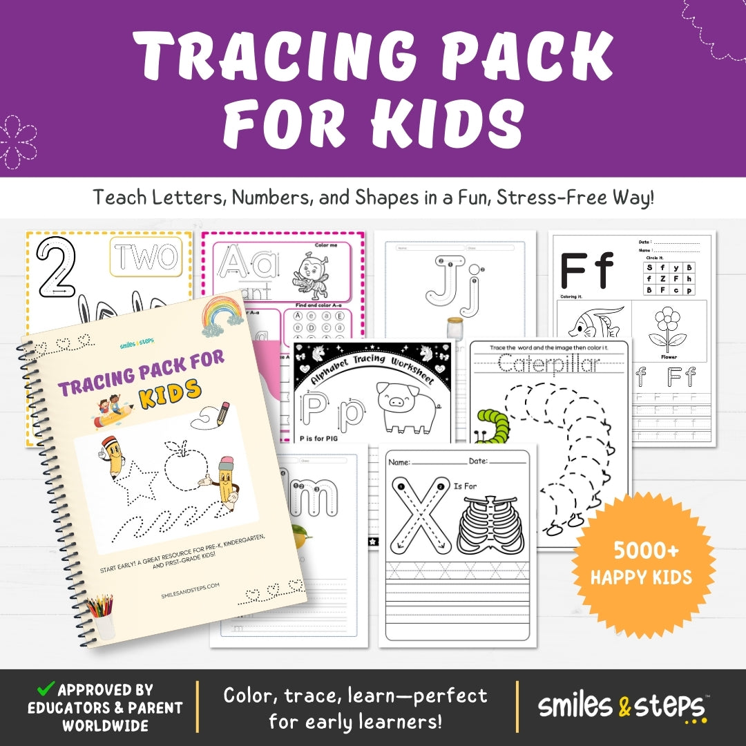 Tracing Pack for Kids β Build Writing Skills Easily
