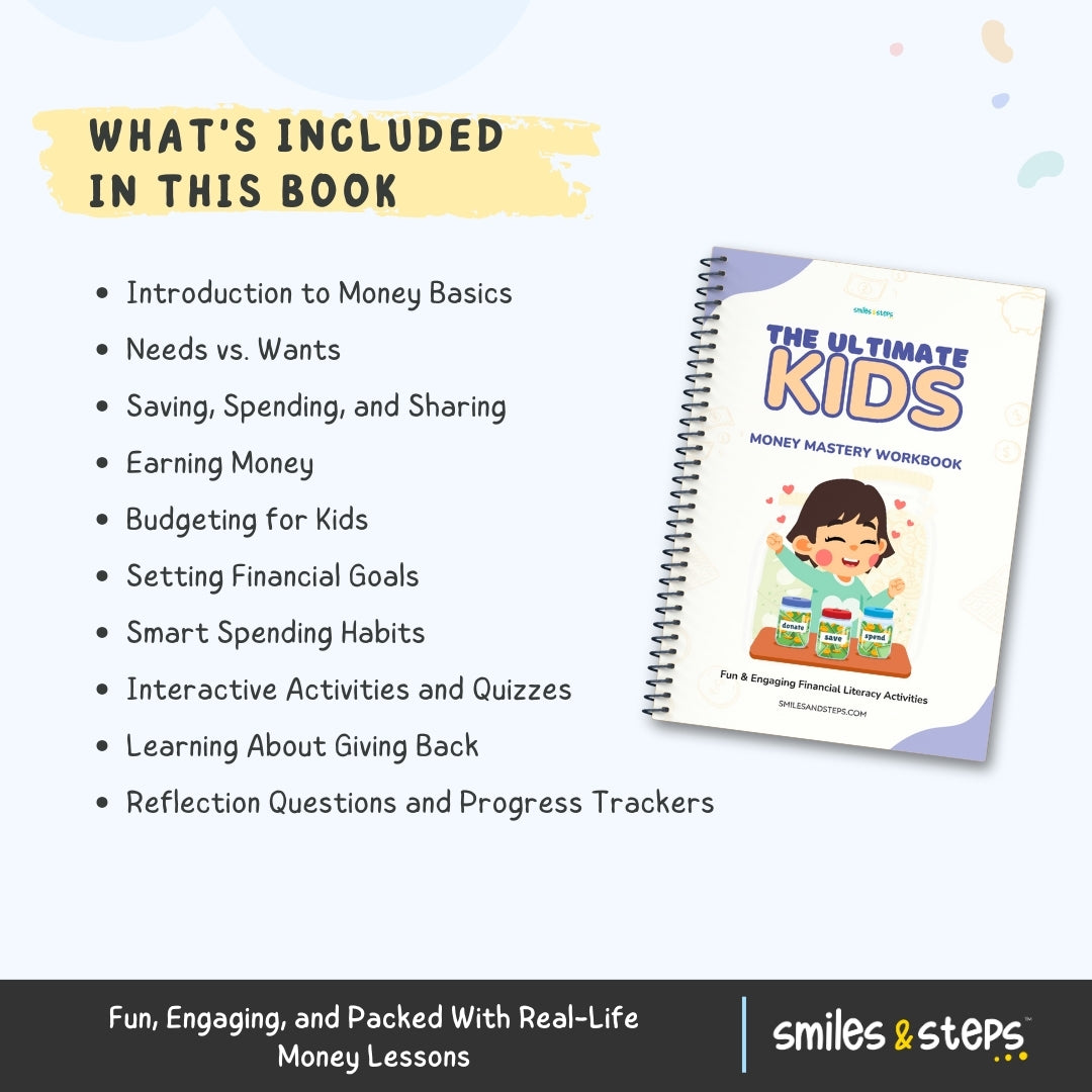 The Ultimate Kids Money Mastery Workbook | Fun Financial Learning