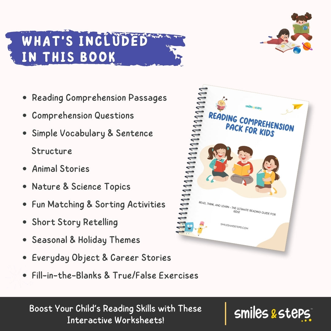 Reading Comprehension Pack for Kids β Learn with Stories!
