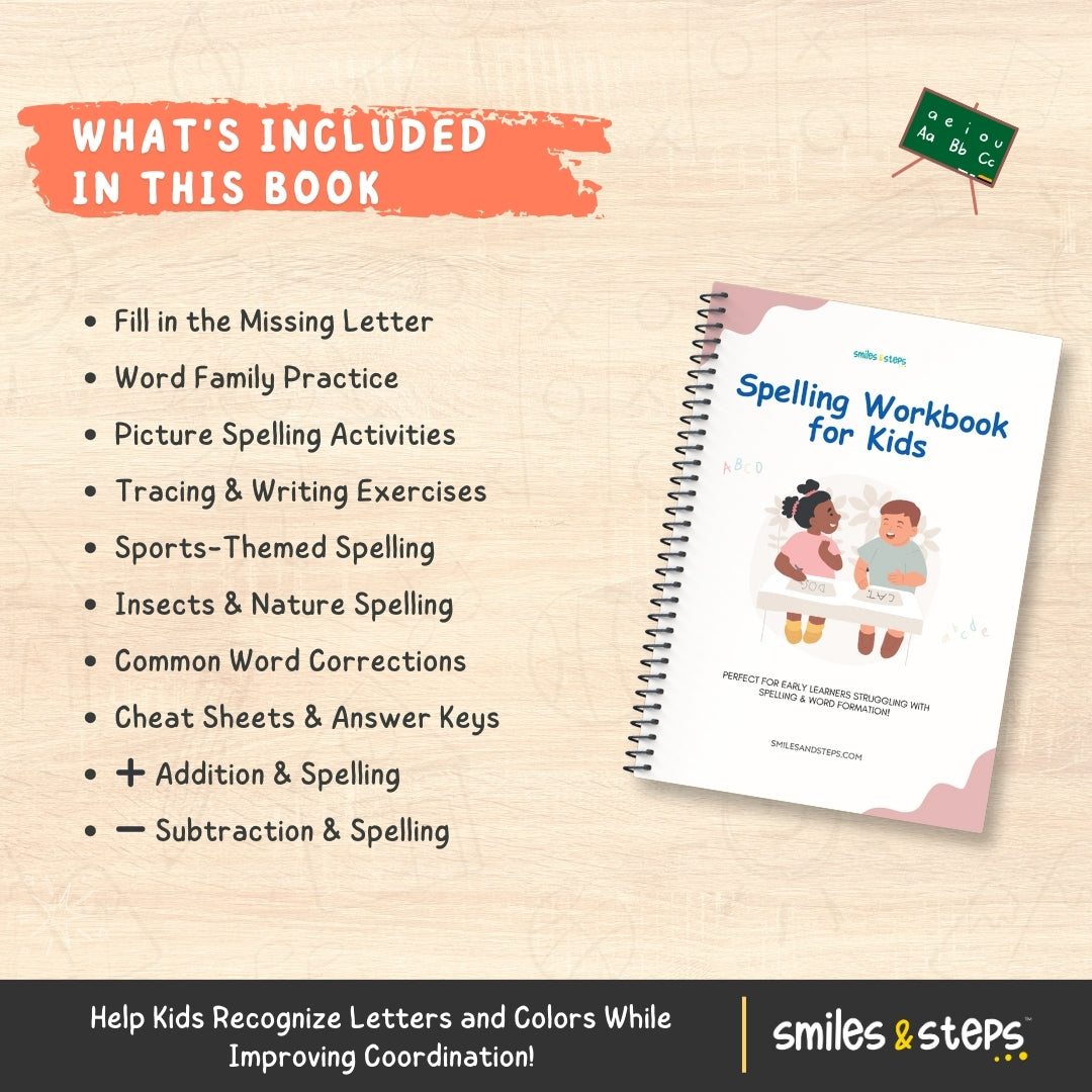 Spelling Workbook for Kids: Fix the Spelling, Boost the Confidence!
