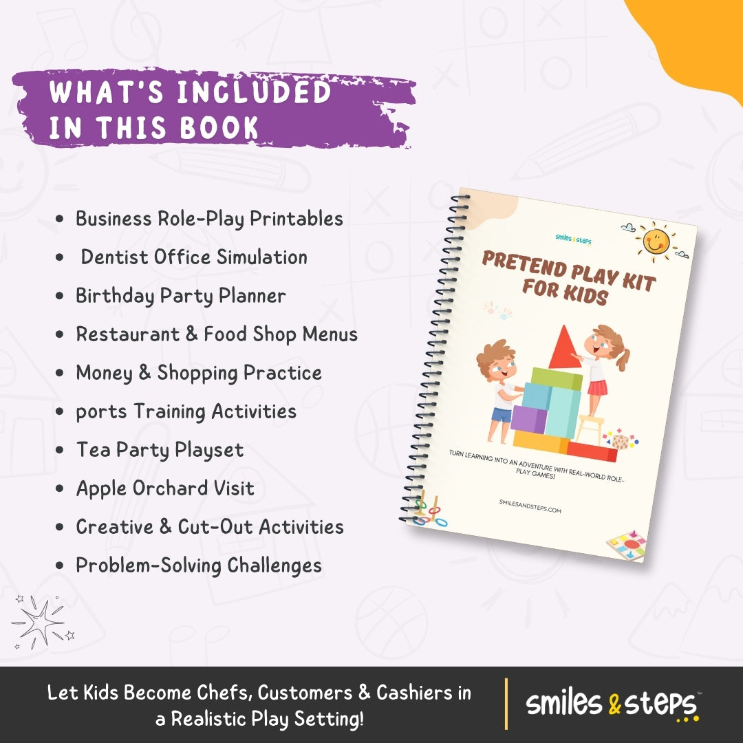 Pretend Play Kit for Kids: Role-Play & Real-Life Skills