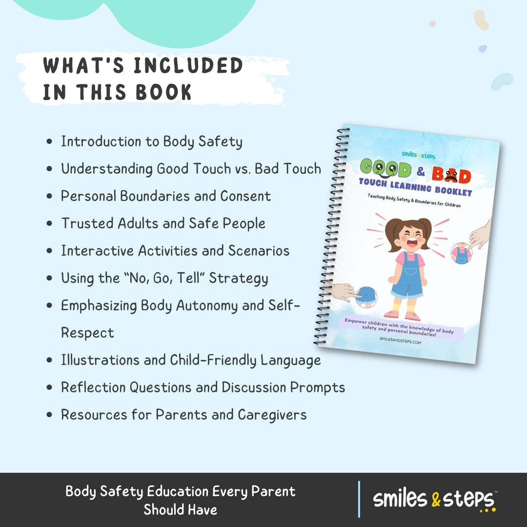 Good & Bad Touch Learning Booklet | Teach Kids Body Safety & Boundaries