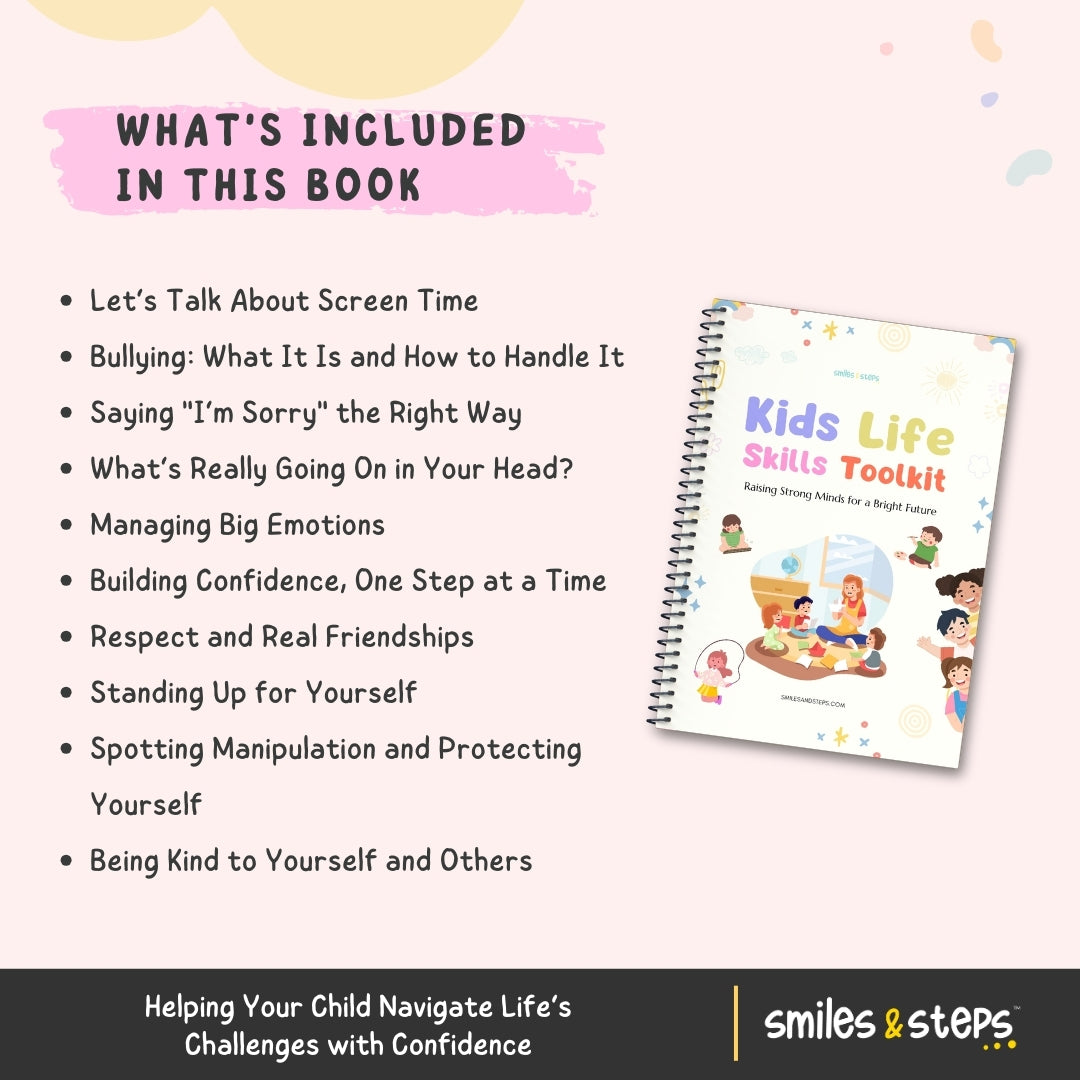 Kids Life Skills Workbook | Independence & Growth Mindset