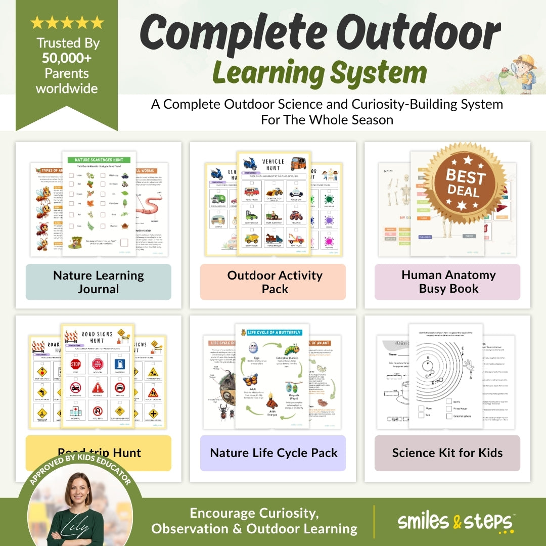 Ultimate Nature Learning Journal for Kids - Explore, Observe & Learn Outdoors