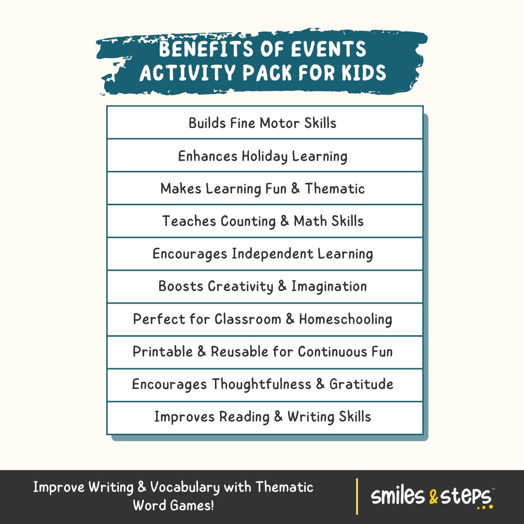 Events Activity Pack for Kids β Fun for Every Occasion