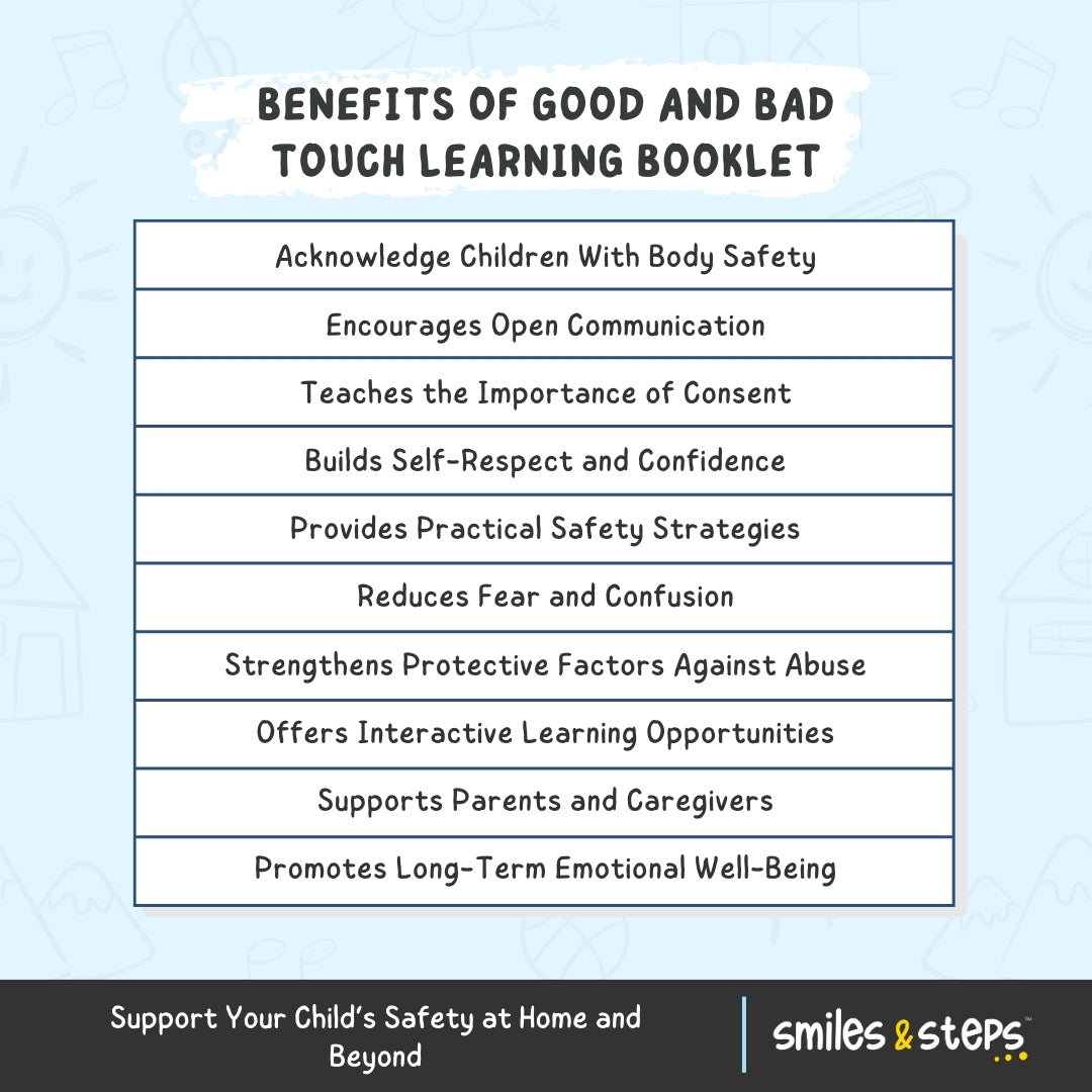 Good & Bad Touch Learning Booklet | Teach Kids Body Safety & Boundaries