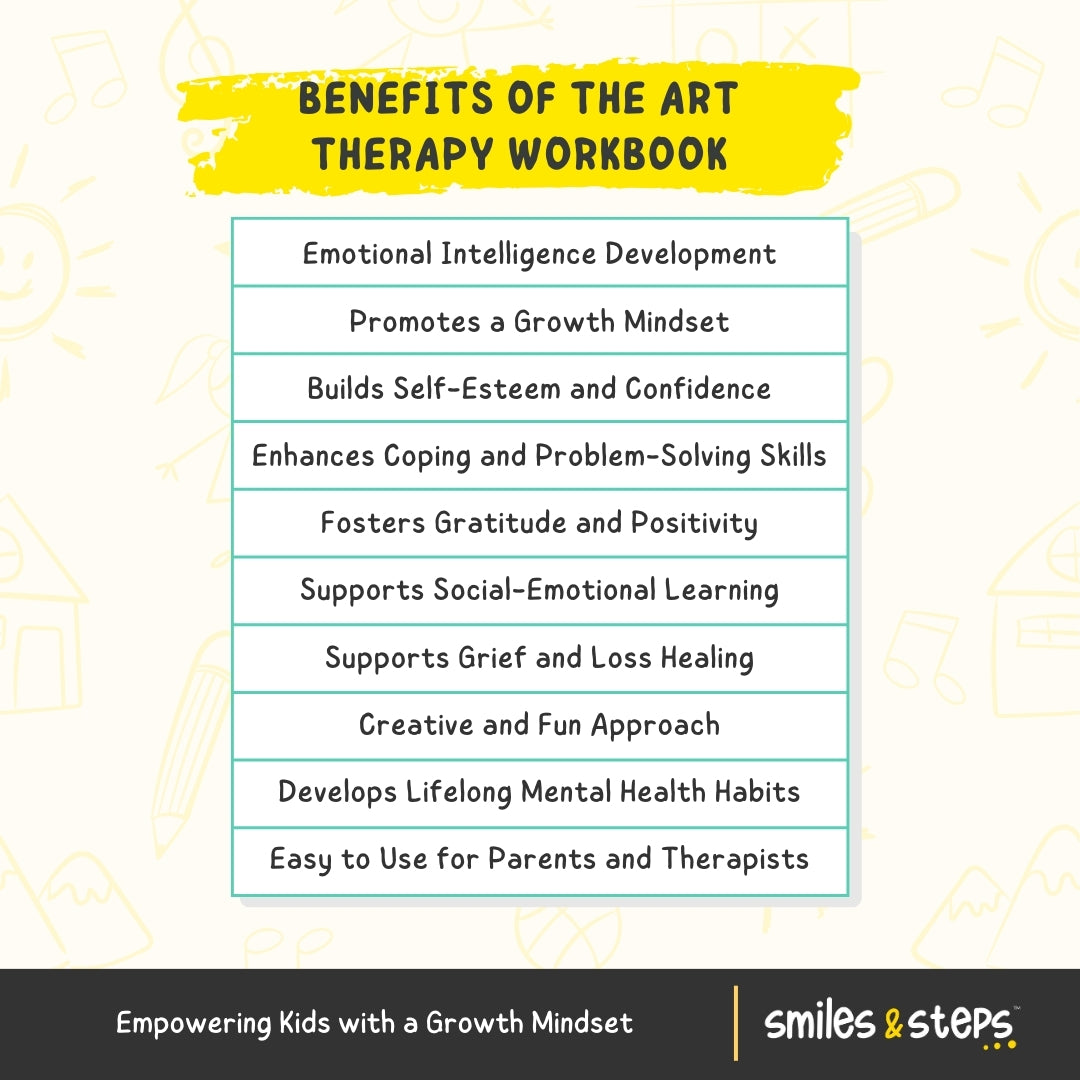 Art Therapy Workbook for Kids | Creative Expression & Emotions