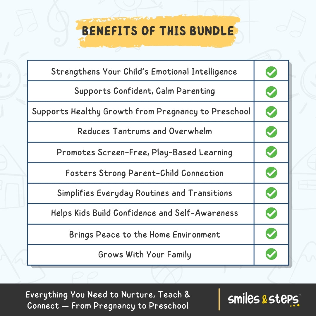 The Ultimate Parenting & Child Development Bundle β Pregnancy to Preschool Support all in this 5-in-1 Bundle