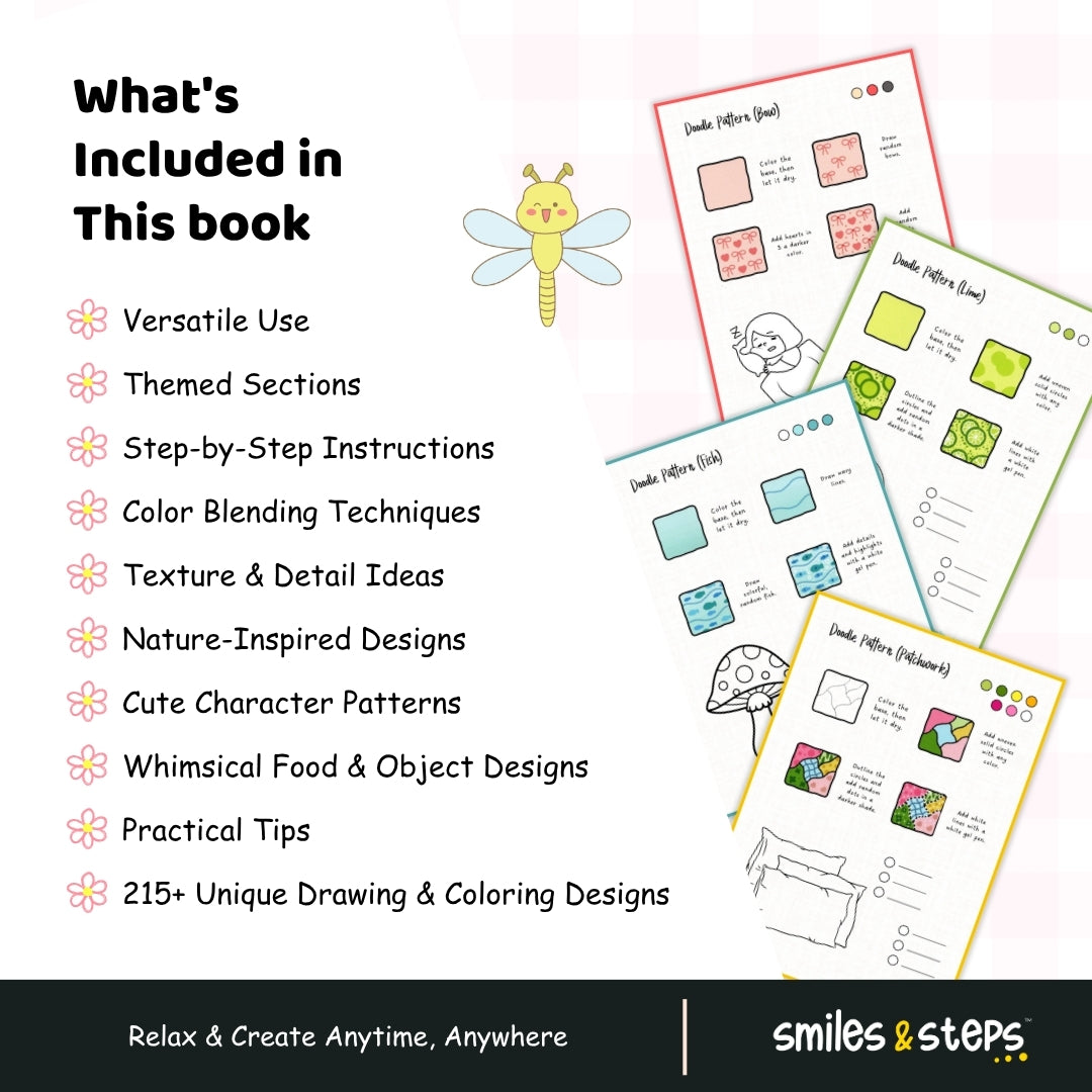 How to Draw Patterns Book β 215+ Step-by-Step Art Guides