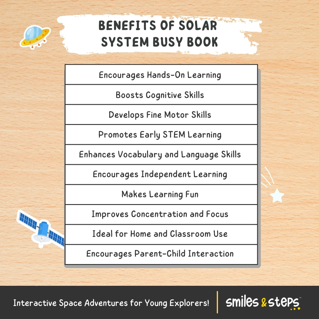 Solar System Busy Book | Space Learning for Curious Kids