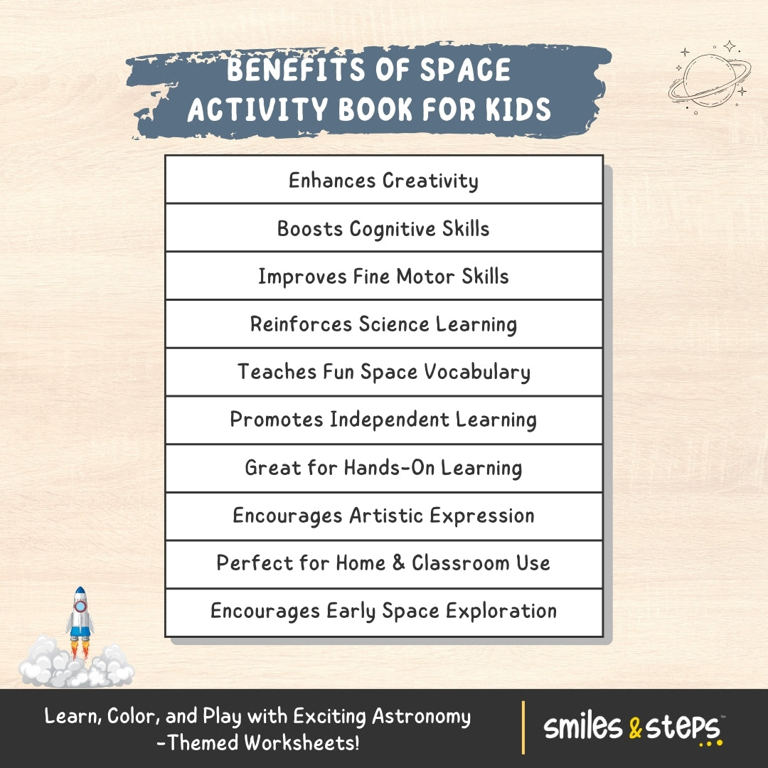πͺ Space Activity Book for Kids: Discover the Universe