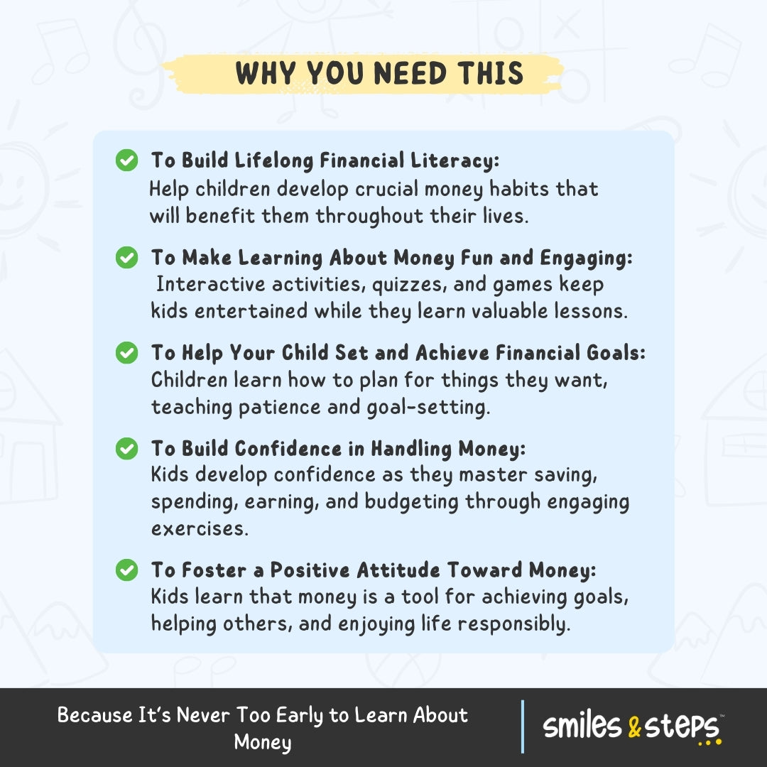 The Ultimate Kids Money Mastery Workbook | Fun Financial Learning