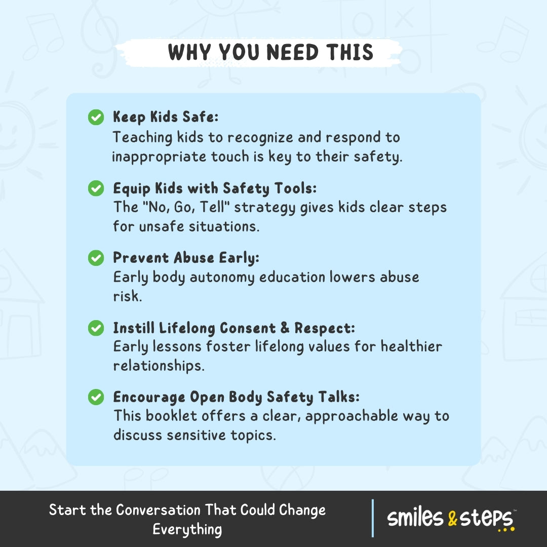 Good & Bad Touch Learning Booklet | Teach Kids Body Safety & Boundaries