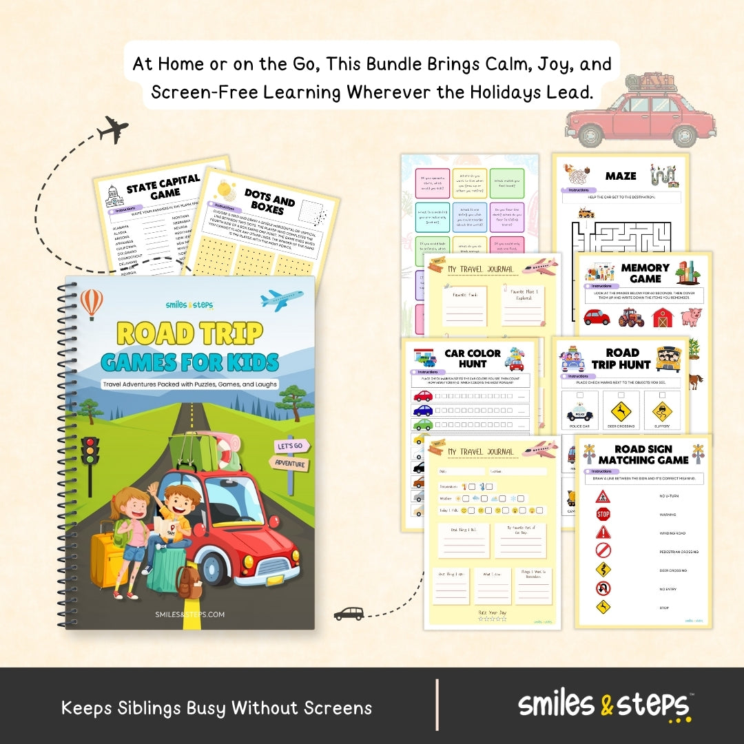 Holiday Calm Kit β Big Feelings, Travel Games & Reward Charts