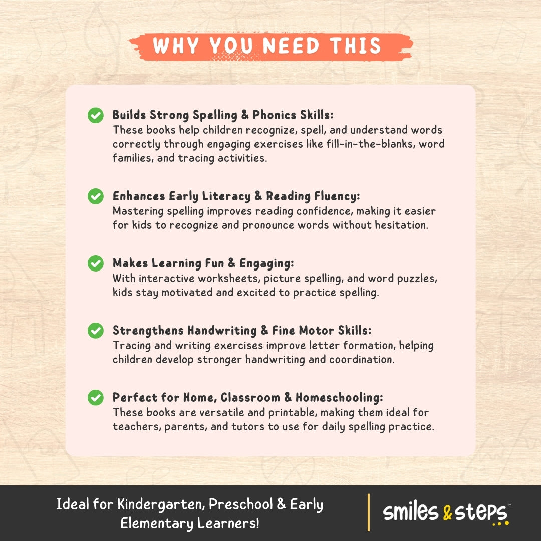 Spelling Workbook for Kids: Fix the Spelling, Boost the Confidence!