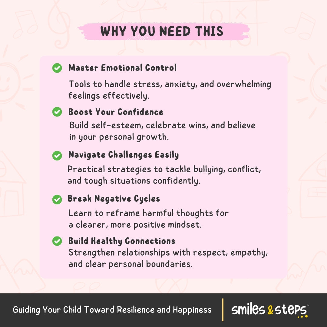 Kids Life Skills Workbook | Independence & Growth Mindset