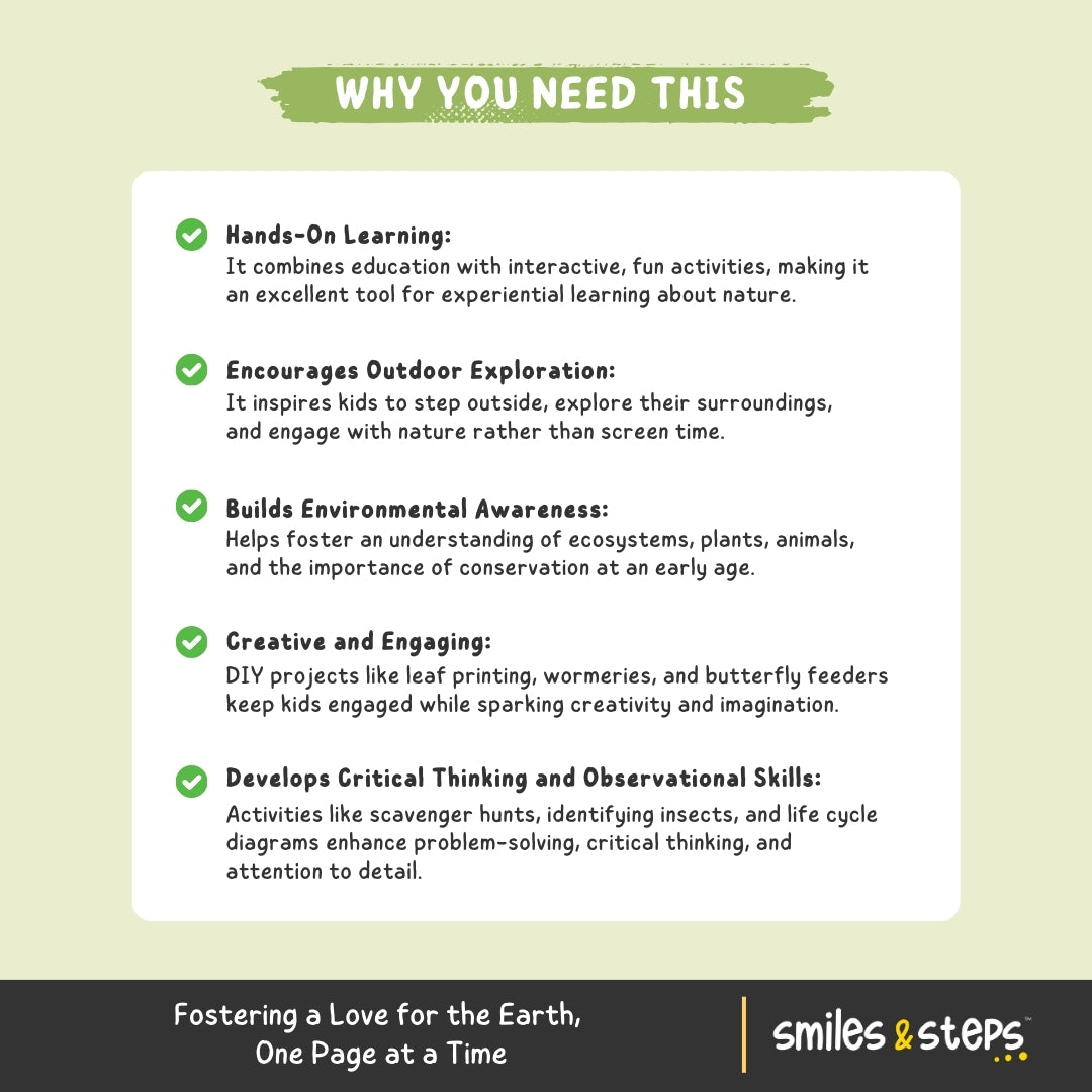 Nature Learning Journal for Kids | Explore, Observe & Discover