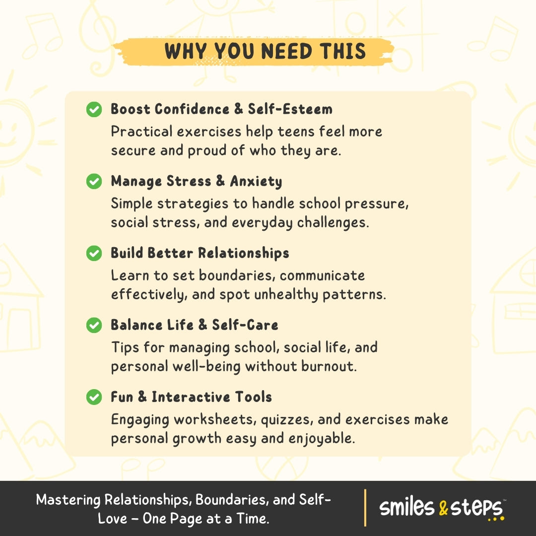 Teen Self-Help Workbook | Confidence, Mindset & Well-being