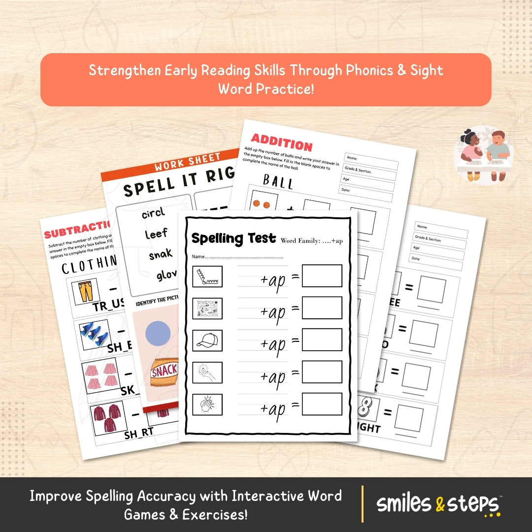 Spelling Workbook for Kids: Fix the Spelling, Boost the Confidence!