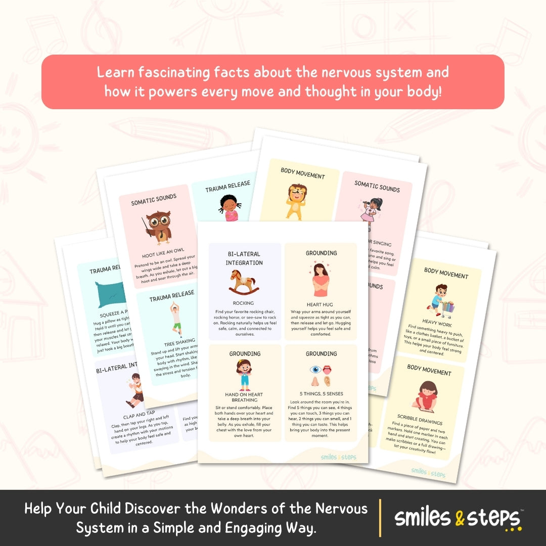 The Polyvagal Theory for Kids | Human Nervous System Workbook | Brain & Body Fun Facts