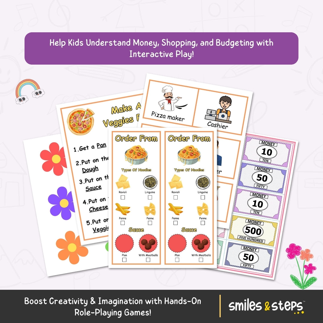 Pretend Play Kit for Kids: Role-Play & Real-Life Skills