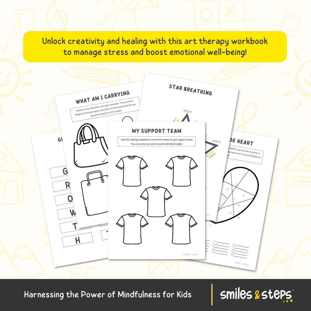 Art Therapy Workbook for Kids | Creative Expression & Emotions
