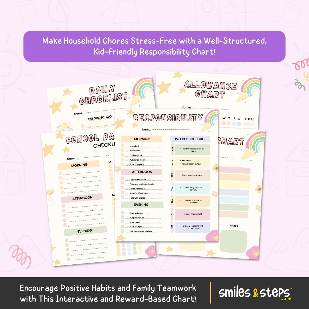 Chore Chart for Kids: Organize, Motivate & Track