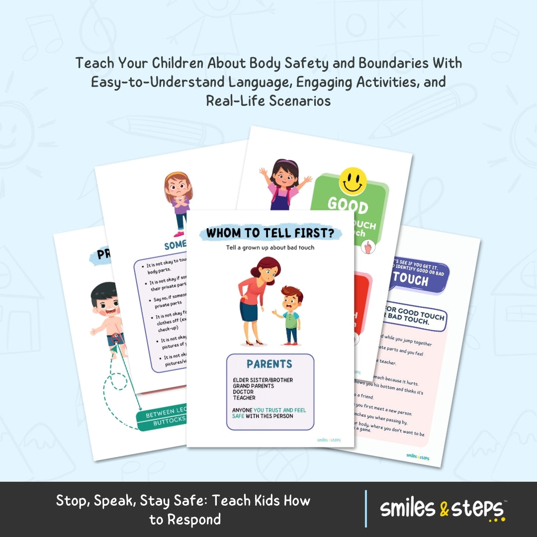 Good & Bad Touch Learning Booklet | Teach Kids Body Safety & Boundaries