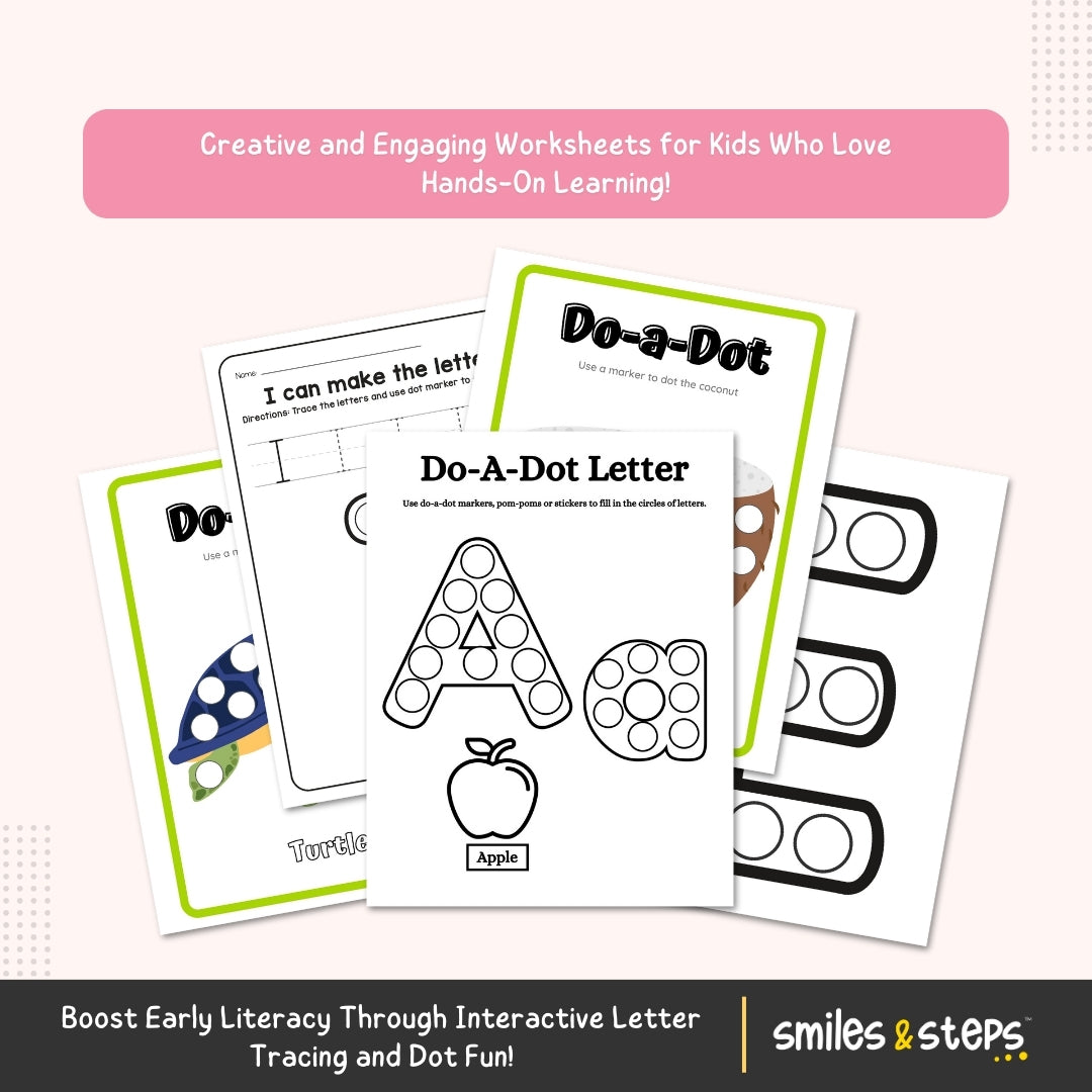 Do-A-Dot Alphabet Activity Pack for Kids | Preschool Letter Learning Kit
