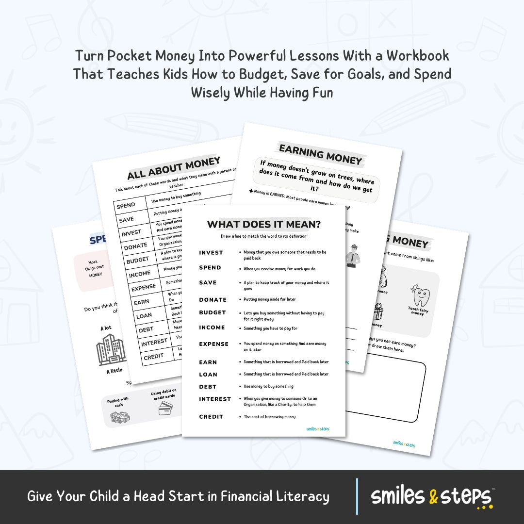 The Ultimate Kids Money Mastery Workbook | Fun Financial Learning