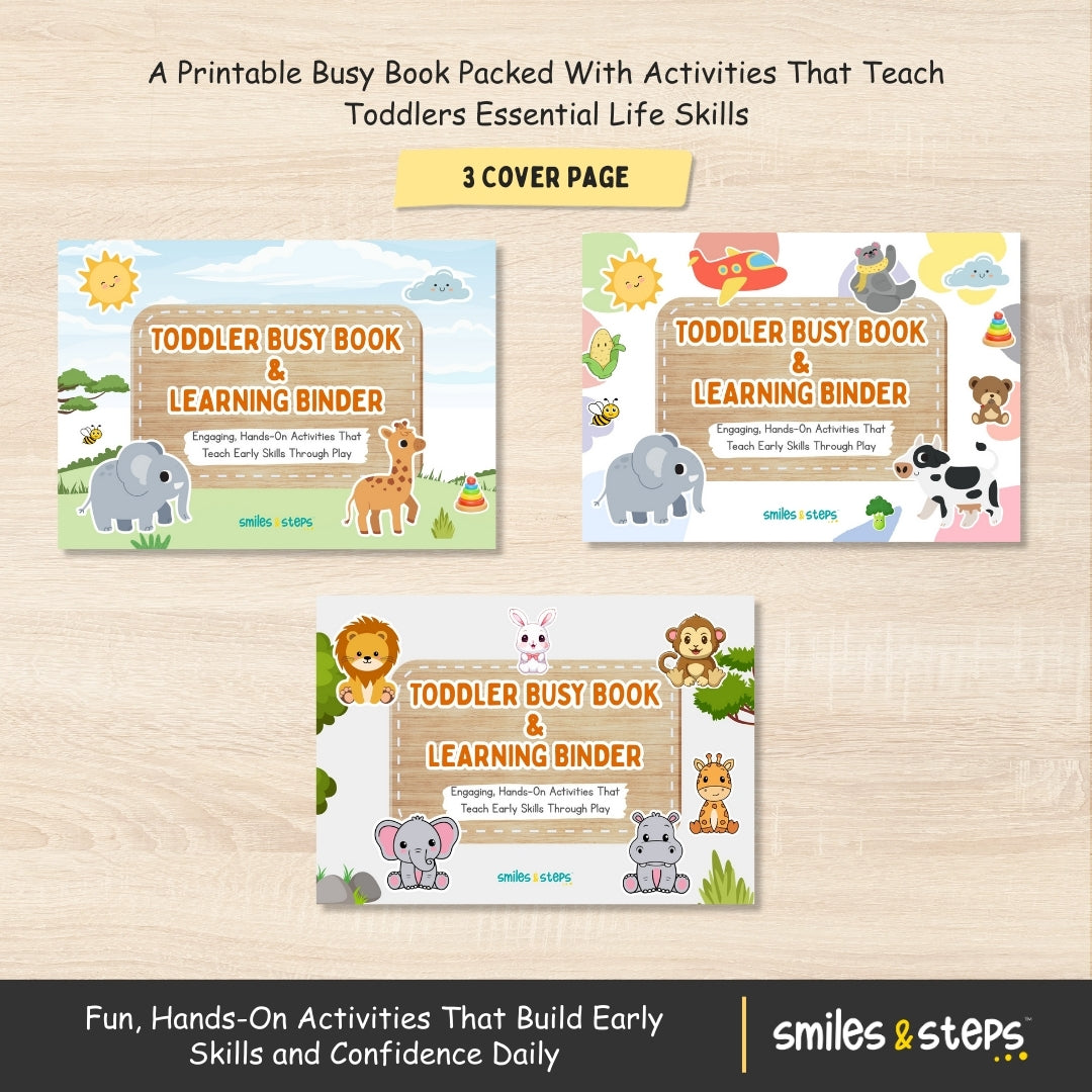 Toddler Busy Book & Learning Binder – Calm, Confident Little Learners