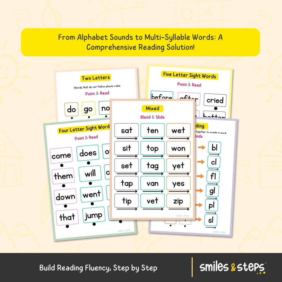 Phonics Reading Word Book for Kids | Learn to Read with Fun