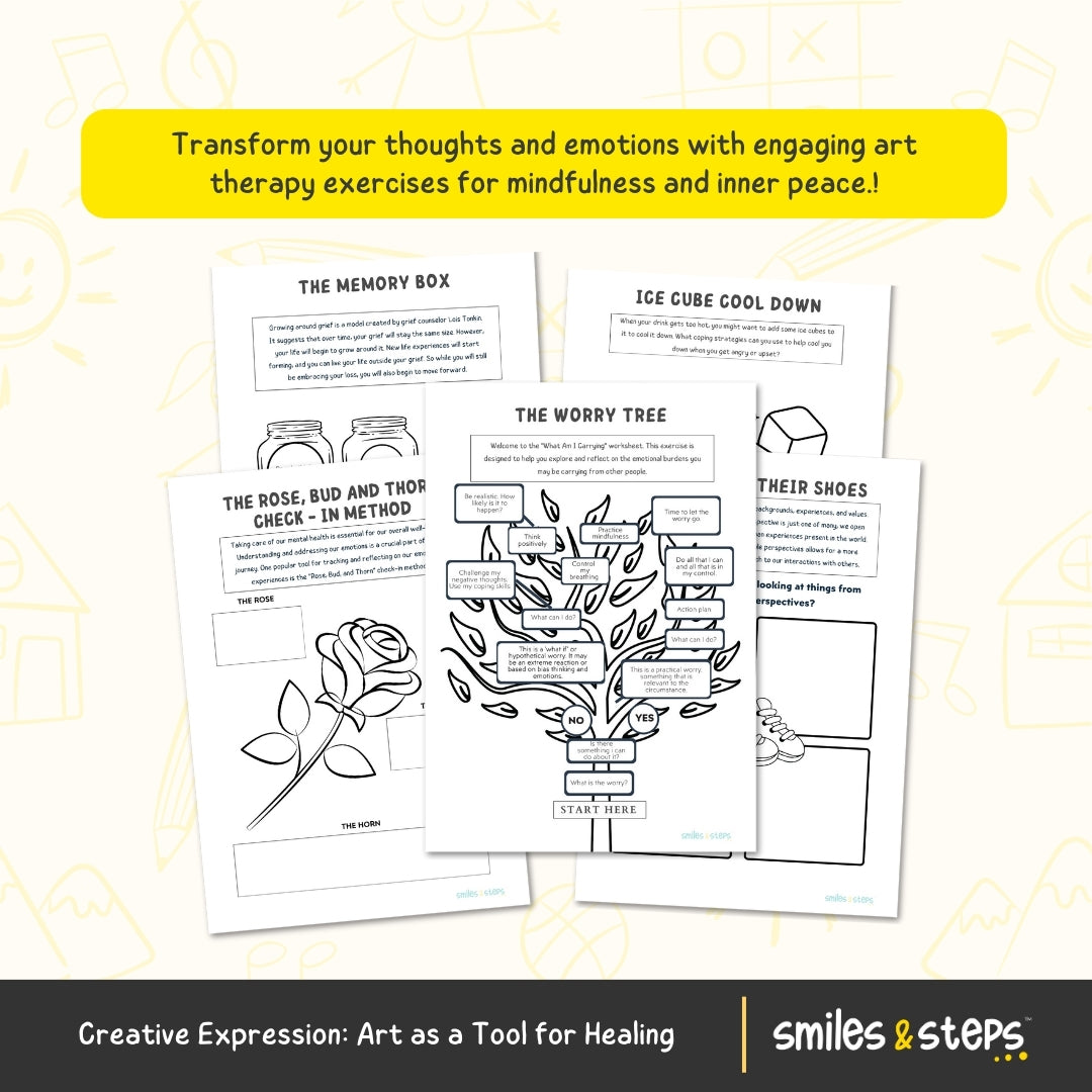 Art Therapy Workbook for Kids | Creative Expression & Emotions