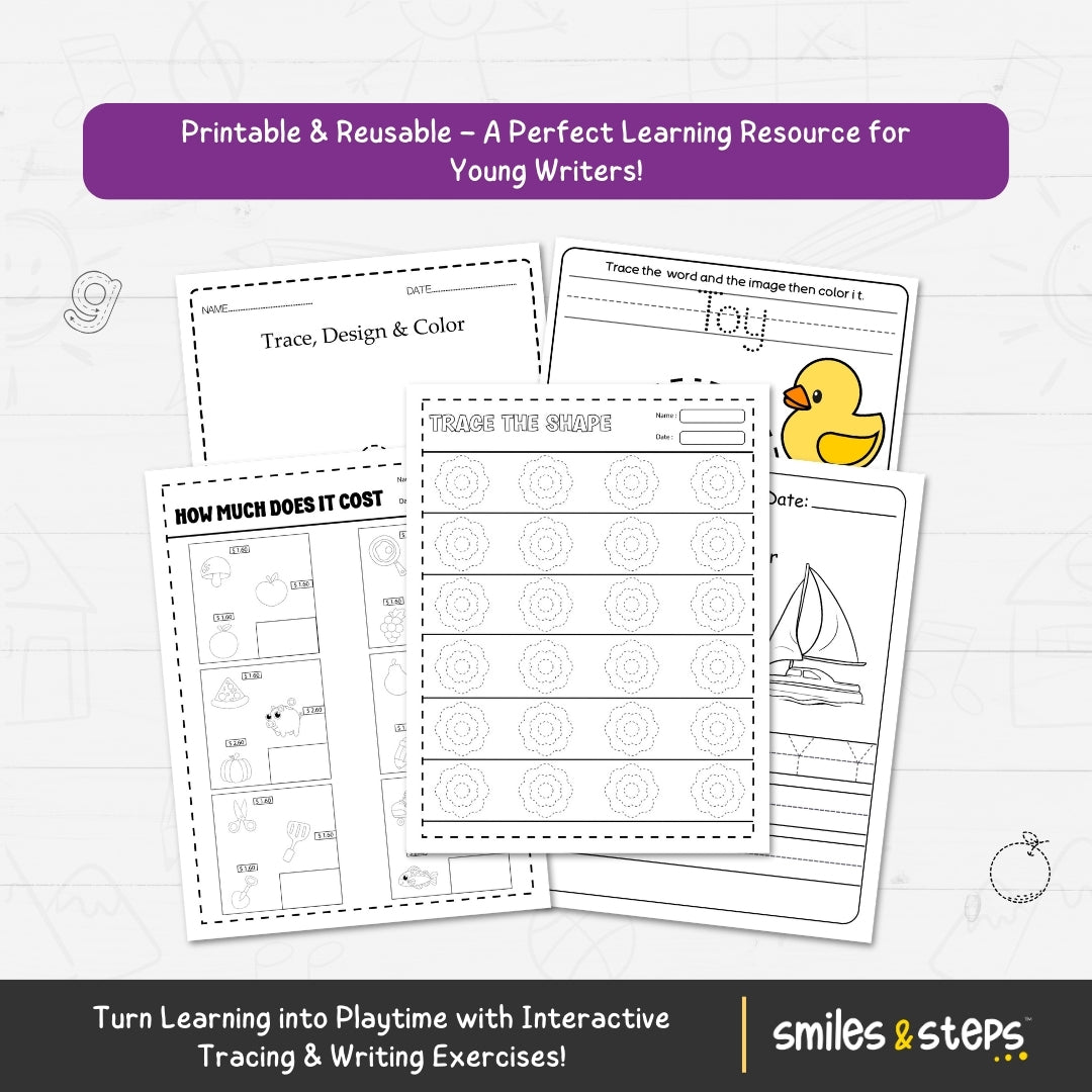 Tracing Pack for Kids β Build Writing Skills Easily