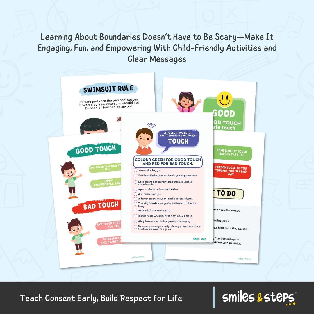 Good & Bad Touch Learning Booklet | Teach Kids Body Safety & Boundaries