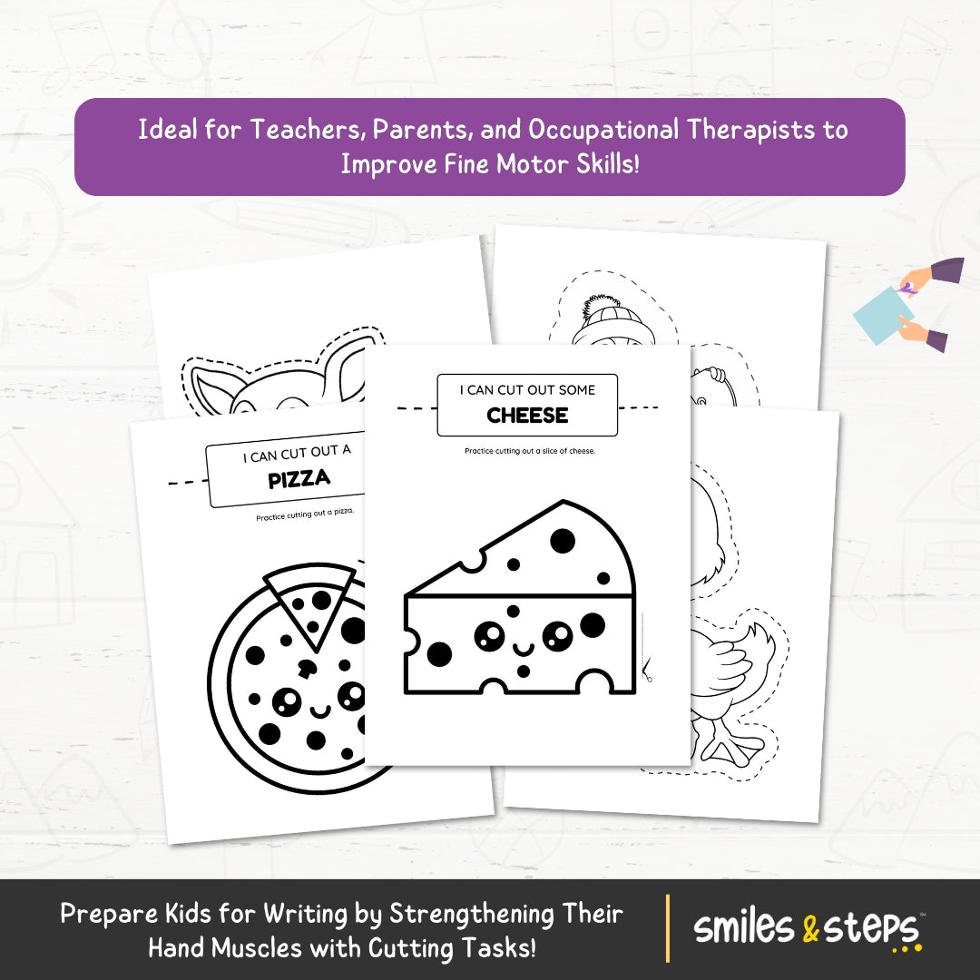Scissor Skills Kit for Kids β Cut, Color & Create!