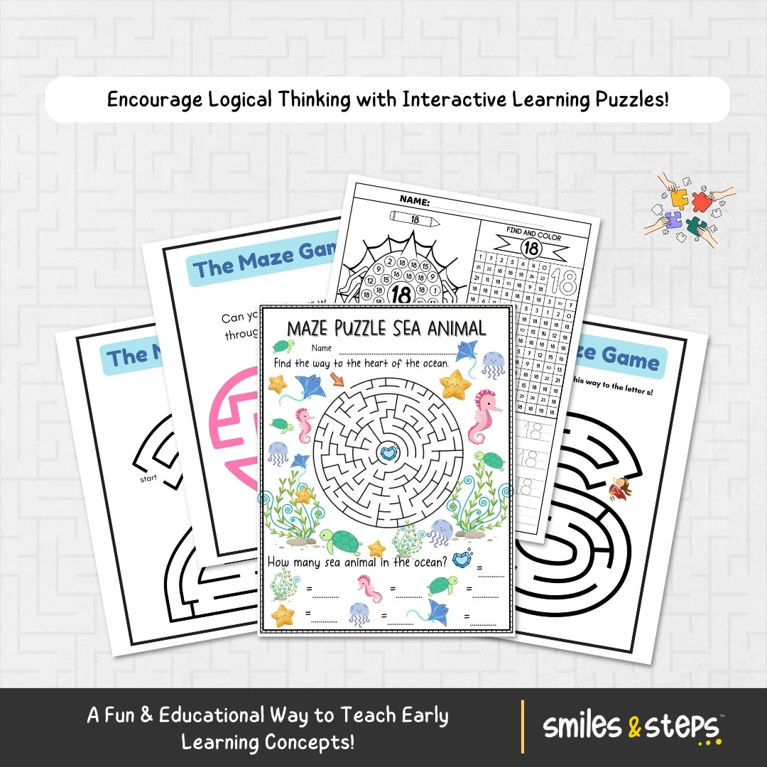 Brain-Boosting Maze Worksheet for kids: Fun & Educational