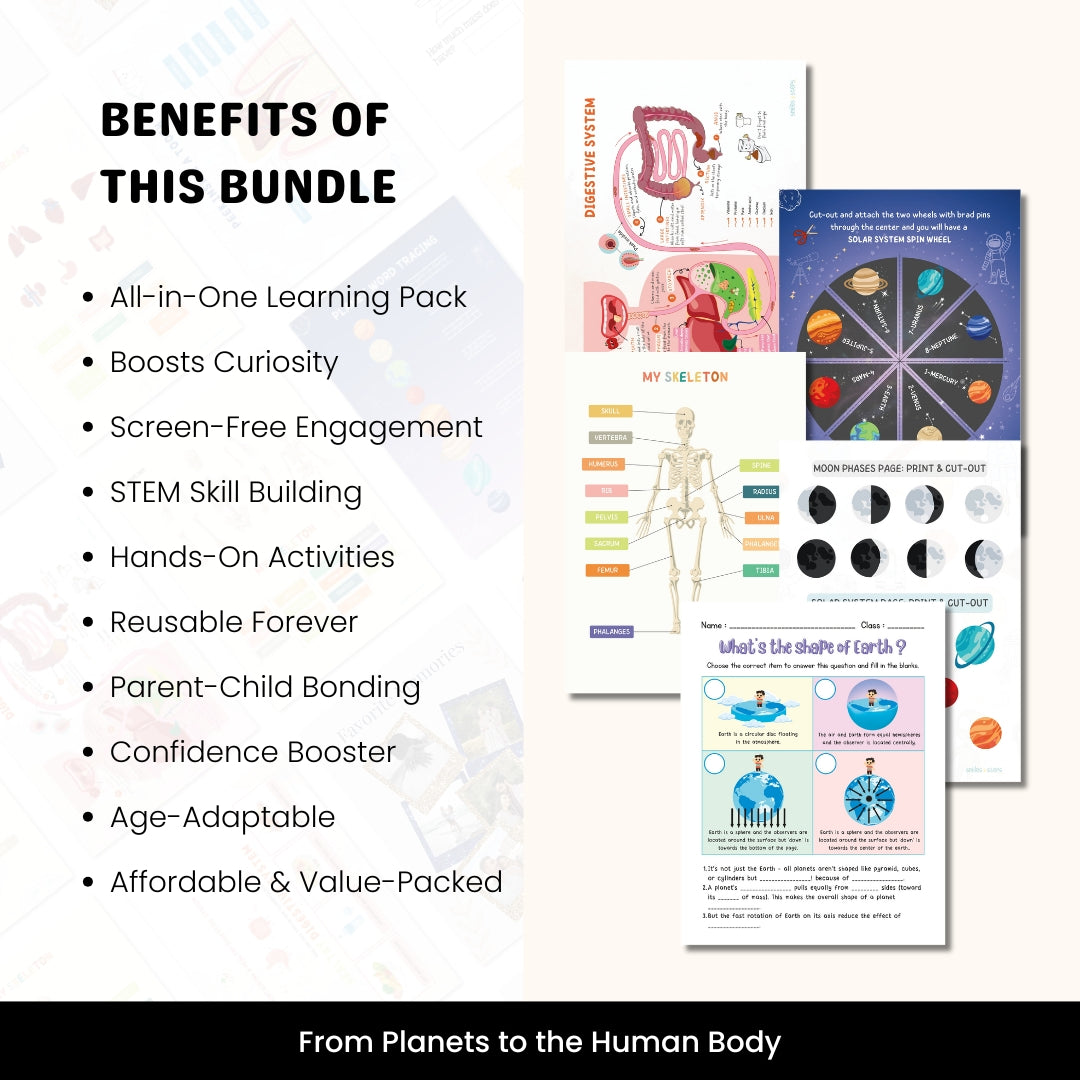 Space & Science Mega Kit – 774+ STEM Pages for Curious Kids