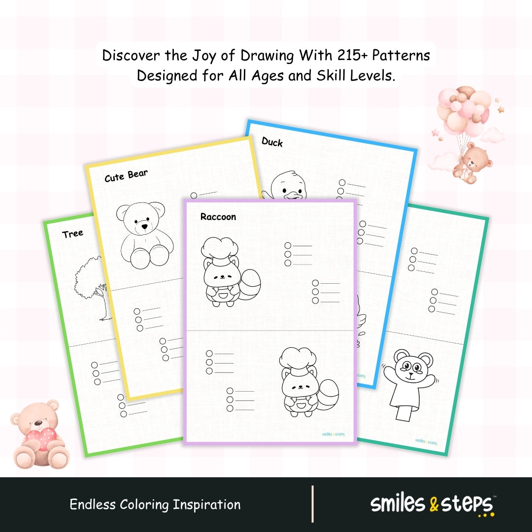How to Draw Patterns Book β 215+ Step-by-Step Art Guides