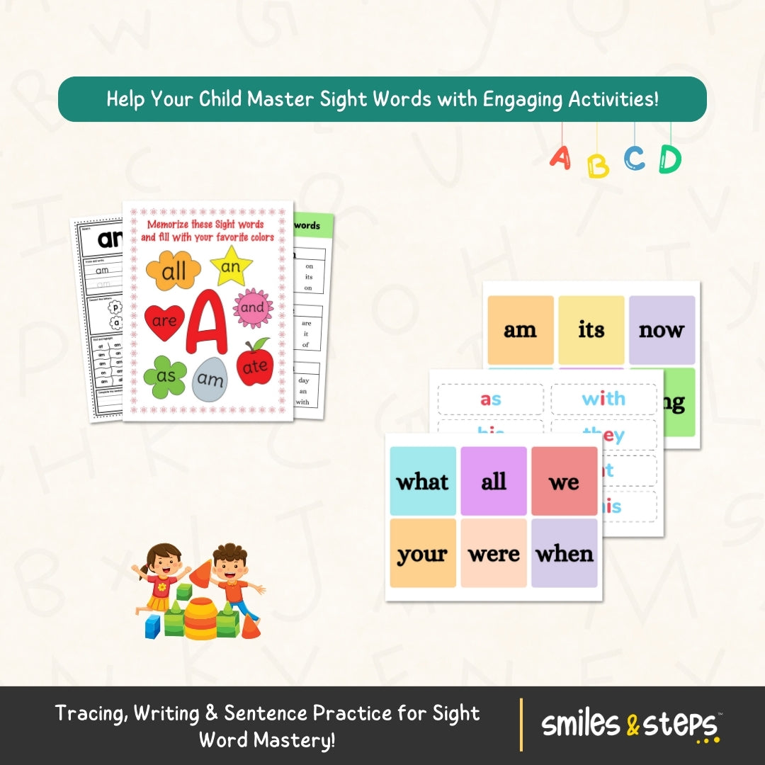 Sight Words Mastery Worksheet for Early Readers