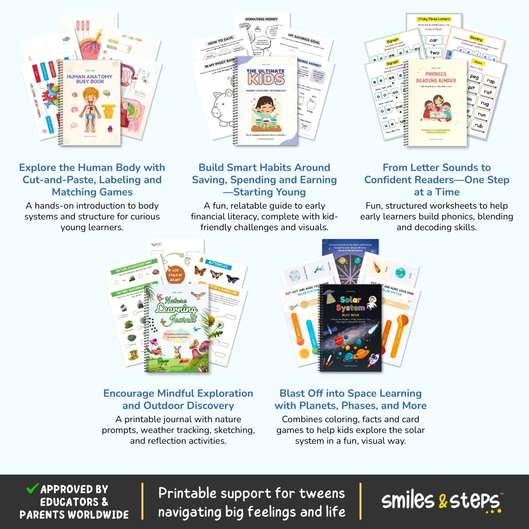 The Whole Shop Learning Bundle β 50+ Printable Workbooks for Kids | All-in-One Educational Bundle with Complete Homeschool Resource