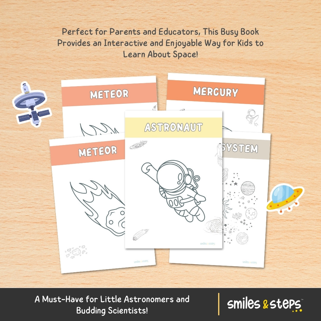 Solar System Busy Book | Space Learning for Curious Kids