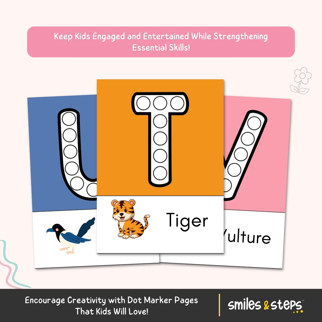 Do-A-Dot Alphabet Activity Pack for Kids | Preschool Letter Learning Kit