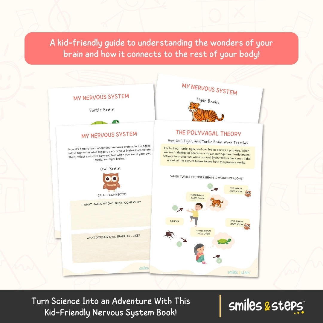 The Polyvagal Theory for Kids | Human Nervous System Workbook | Brain & Body Fun Facts