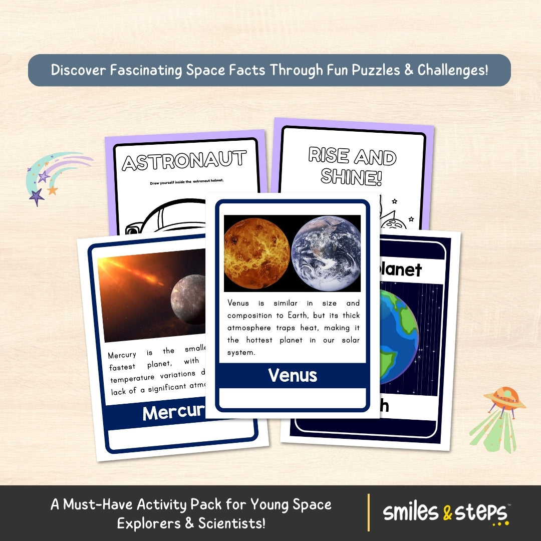 πͺ Space Activity Book for Kids: Discover the Universe
