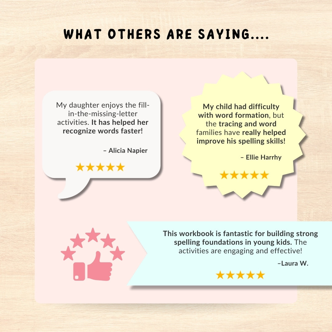 Spelling Workbook for Kids: Fix the Spelling, Boost the Confidence!