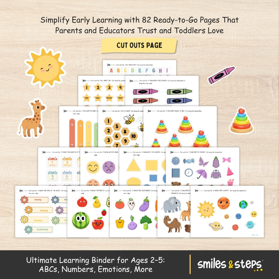 Toddler Busy Book & Learning Binder – Calm, Confident Little Learners